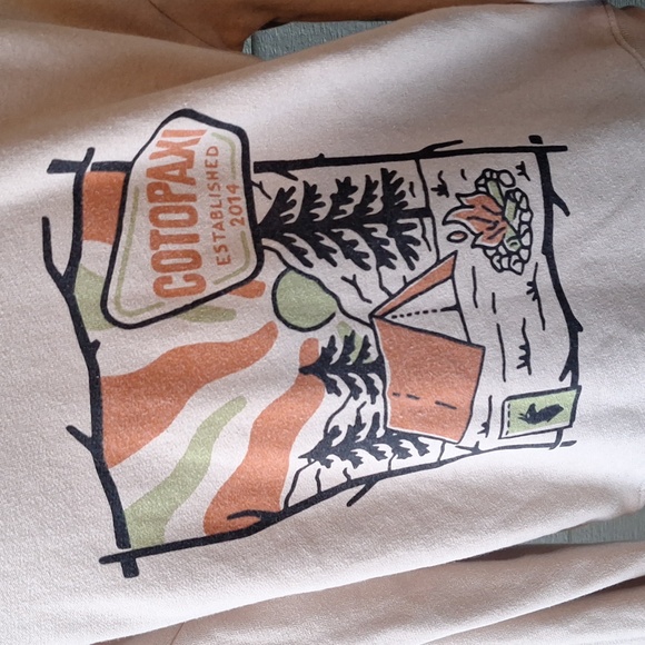 Cotopaxi Camp Life Graphic Crewneck Size Small Oatmeal Beige Organic Cotton - Picture 7 of 13